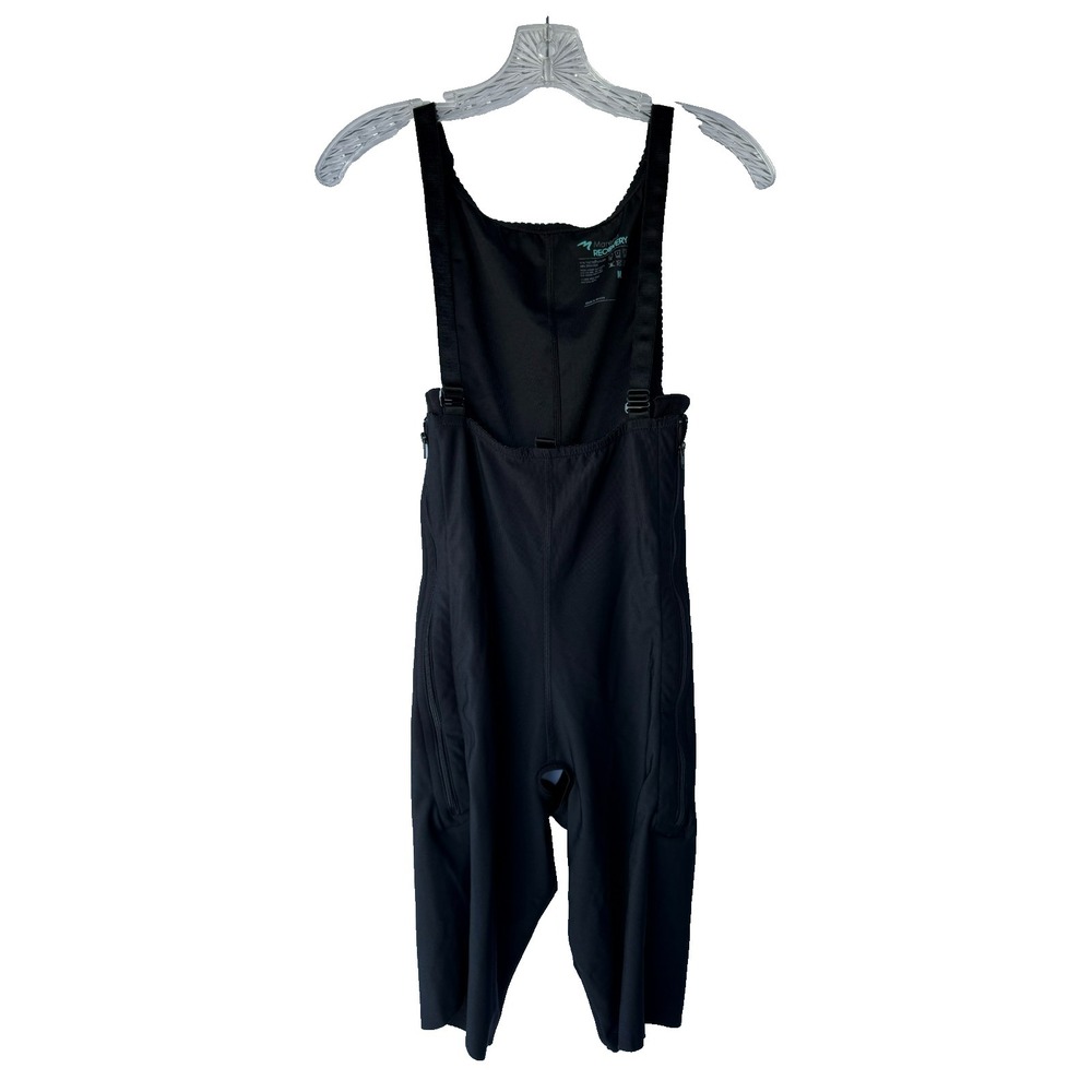 Marena Recovery Post-Surgical Compression Girdle Mid-Calf Suspenders Black Sz M